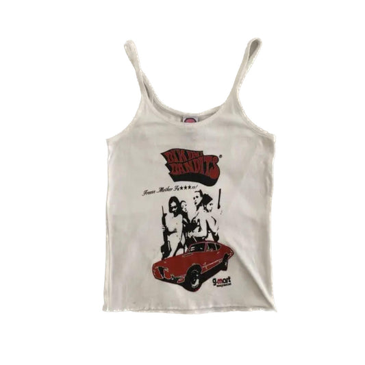 Cute vintage bikini bandits tank