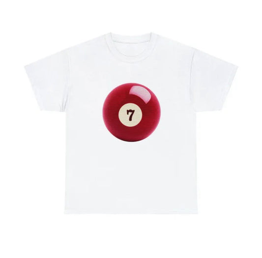 Cute lucky ball 7 baby tee